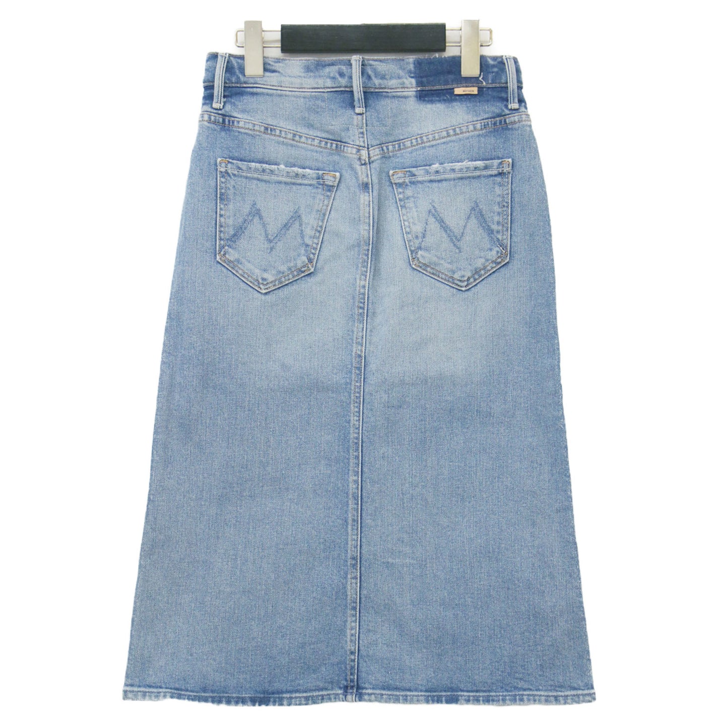 デニム ミディ スカート / THE SWOONER STRAIGHT A SKIRT ひざ丈 Iライン コットン