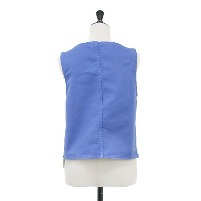 24春夏 オーガニックコットン トップス / Organic Cotton TOP ベスト キャミソール ショート丈 Uネック