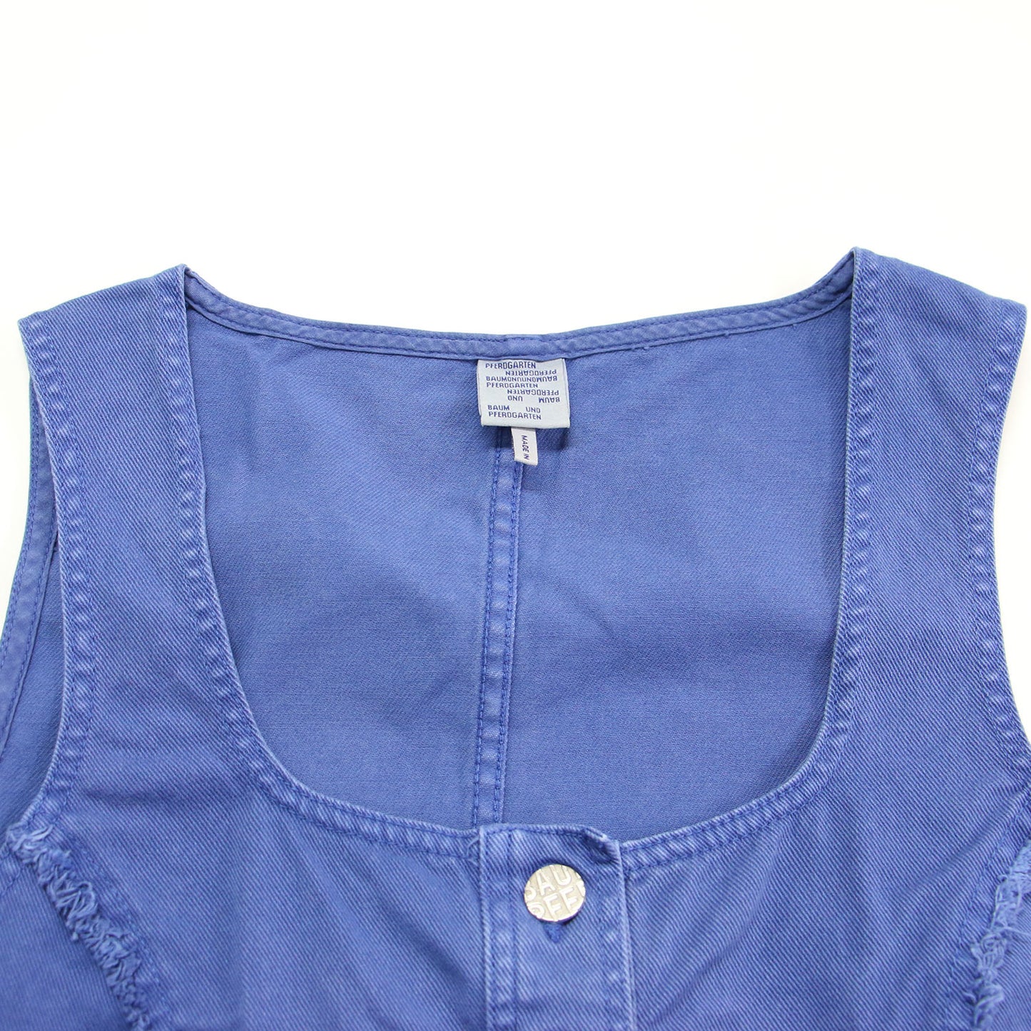 24春夏 オーガニックコットン トップス / Organic Cotton TOP ベスト キャミソール ショート丈 Uネック