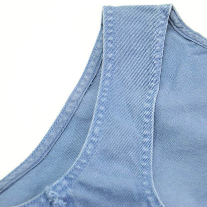 24春夏 オーガニックコットン トップス / Organic Cotton TOP ベスト キャミソール ショート丈 Uネック