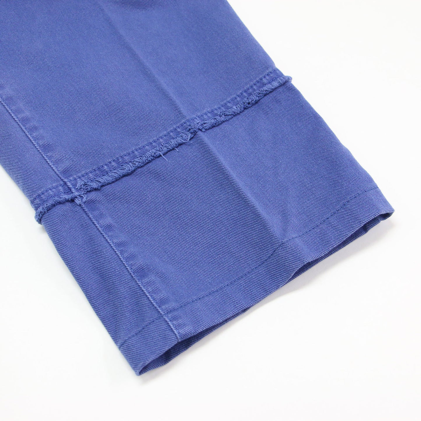 24春夏 パッチワーク デニム パンツ / Noelle Jeans ストレート ハイウエスト カットオフ コットン