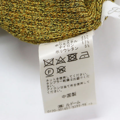 ビスコース ストレッチ バッククロス ニット / プルオーバー ボートネック ノースリーブ リブ