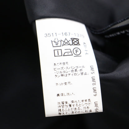 22秋冬 パウドレ ペプラムブラウス テーパードパンツ セットアップ / 長袖 クルーネック フレアスリーブ タック