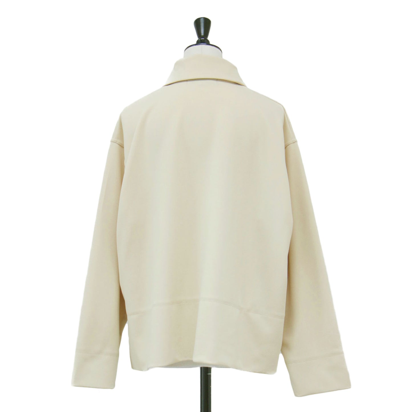 25春夏 ポロネック トップス / プルオーバー カットソー 長袖 襟付き ワイド