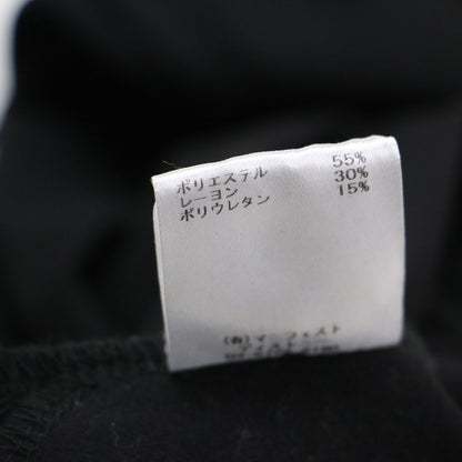 25春夏 ツイル ジャージ ワンピース / ジャンパースカート ミディ丈 ノースリーブ Uネック Iライン