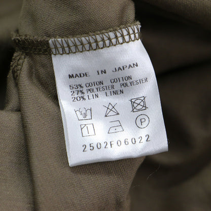 25春夏 コットン リネン スリーブレス ドレス / ワンピース ロング ノースリーブ クルーネック フレア