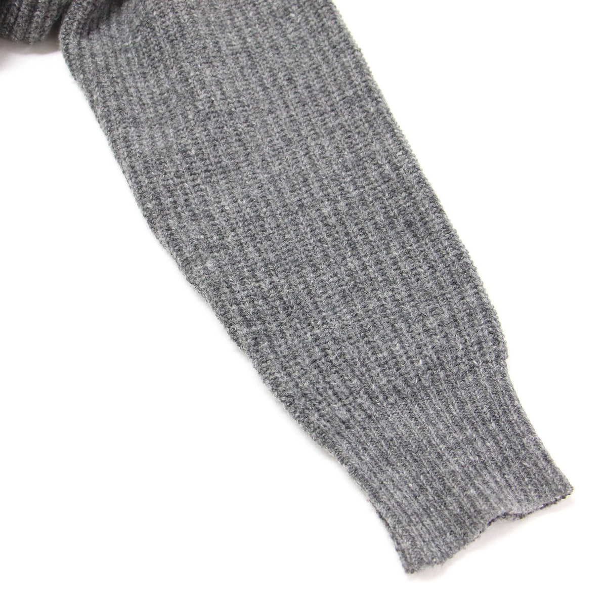 リブ ニット カーディガン / RIB KNIT CARDIGAN キーネック 長袖 カシュクール ウール