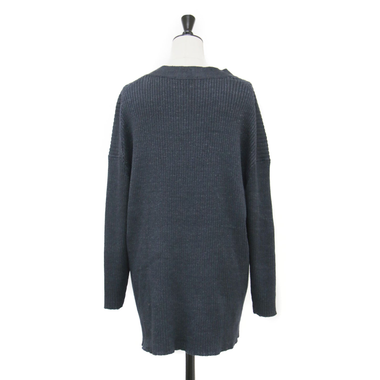 22春夏 JAZZ LINEN カーディガン / ニット 長袖 Vネック オーバーサイズ リブ リネン