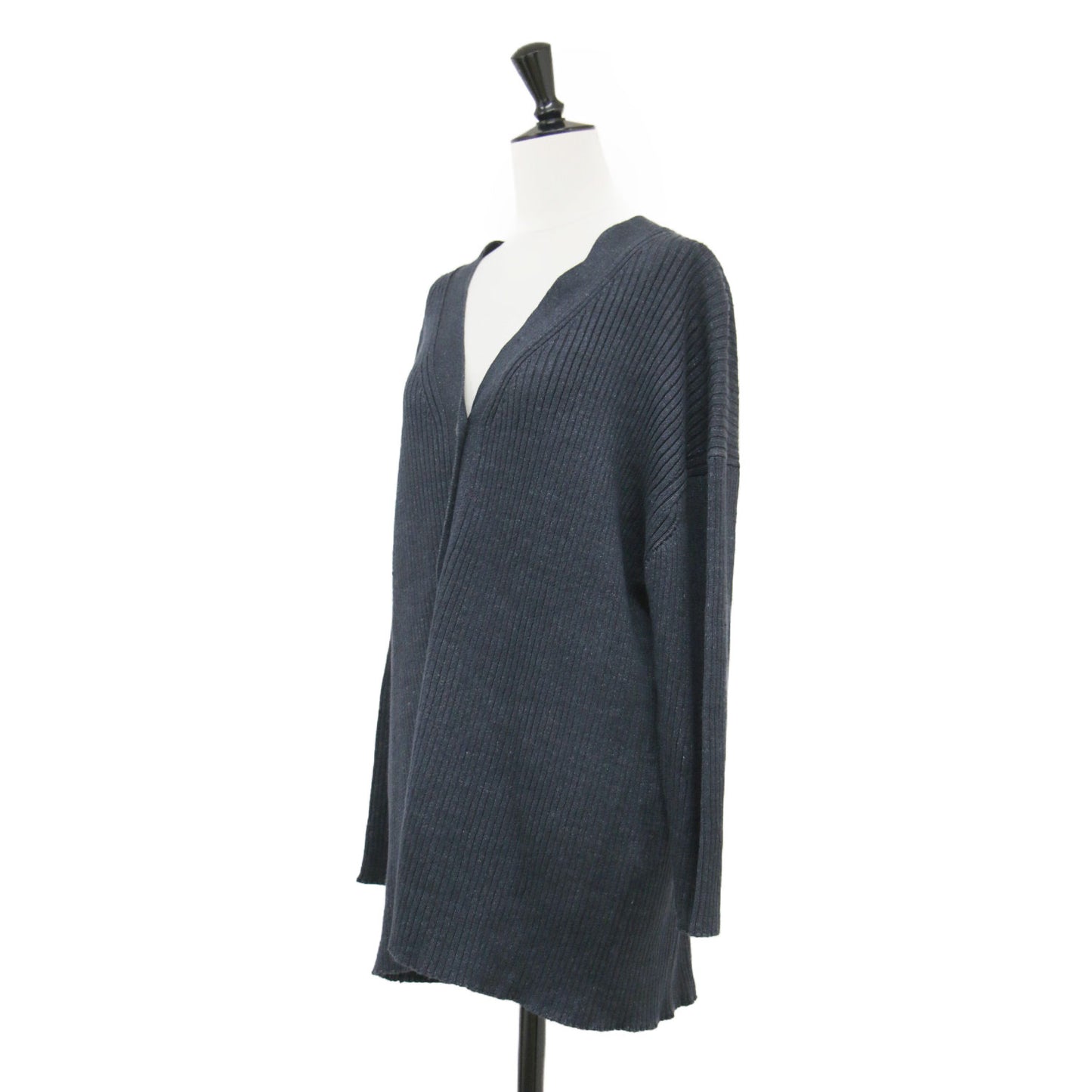 22春夏 JAZZ LINEN カーディガン / ニット 長袖 Vネック オーバーサイズ リブ リネン