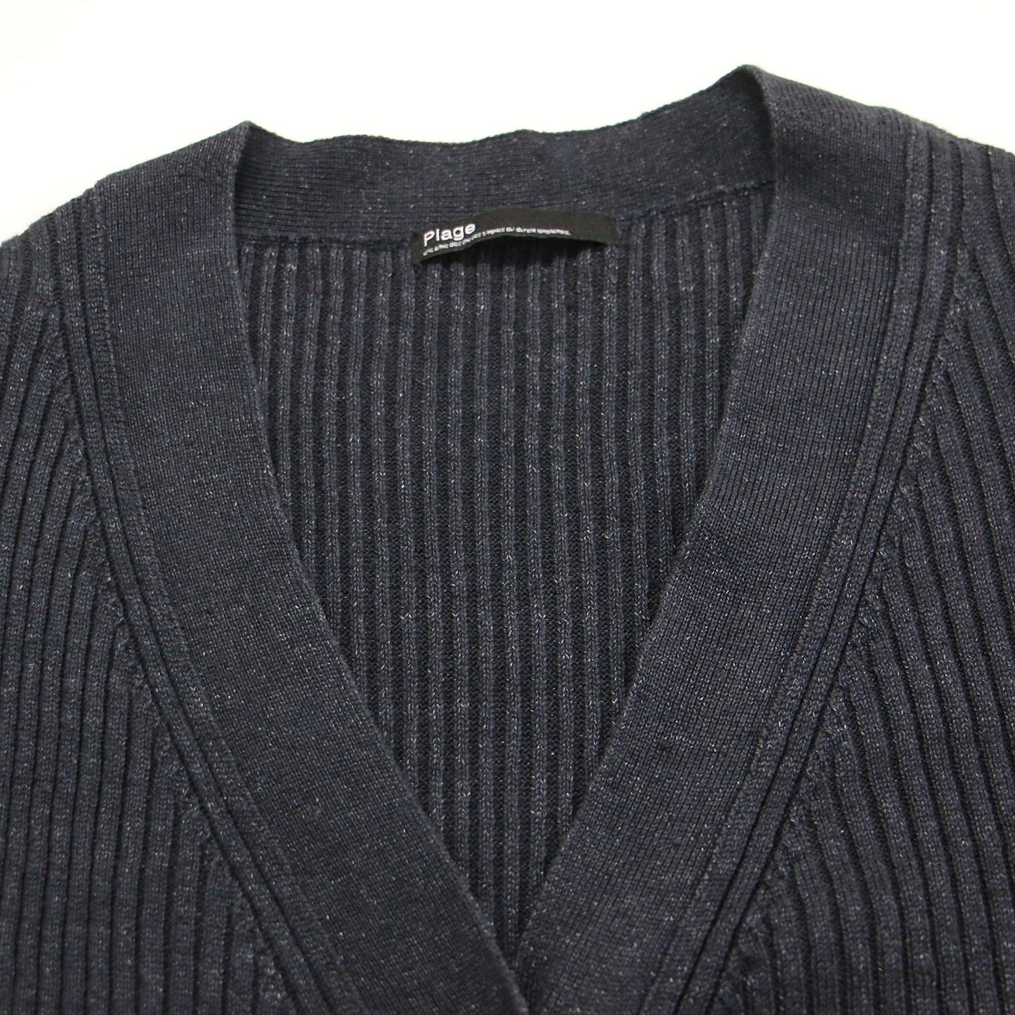 22春夏 JAZZ LINEN カーディガン / ニット 長袖 Vネック オーバーサイズ リブ リネン