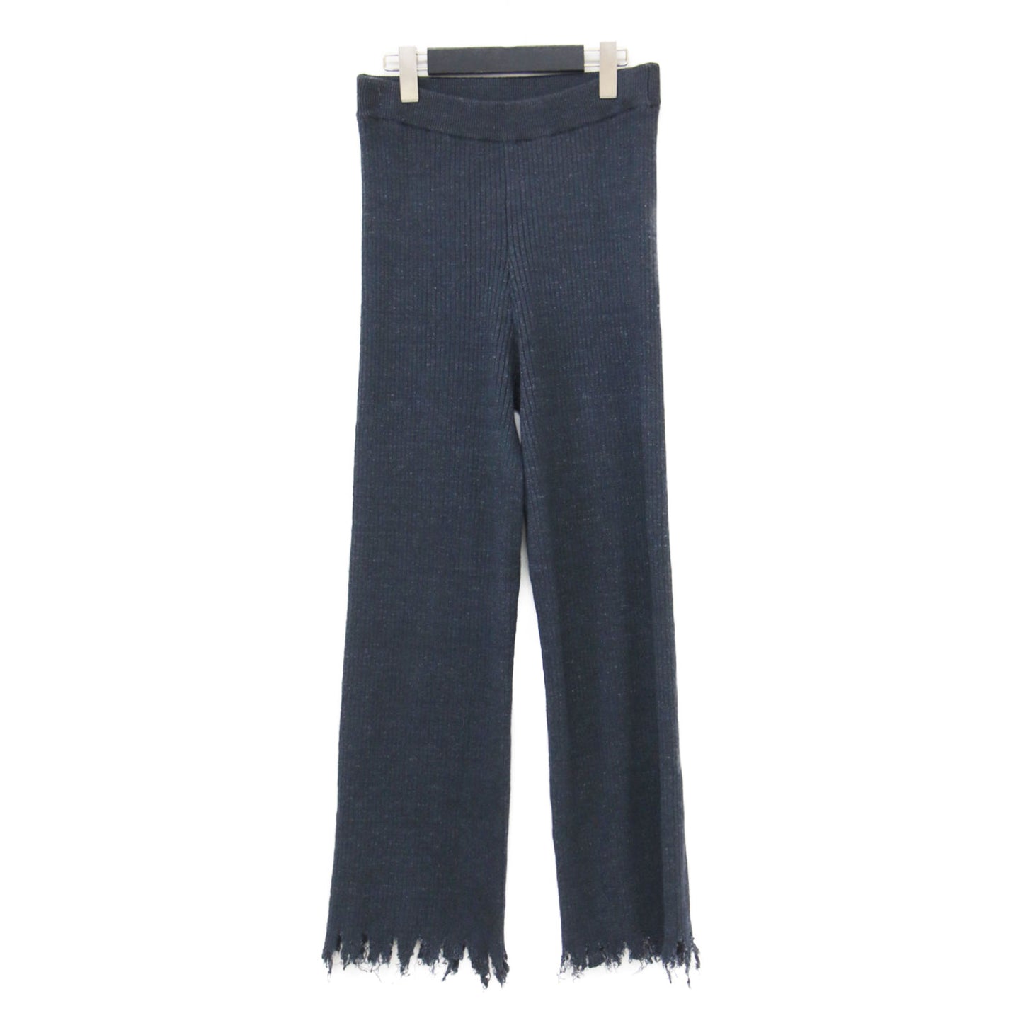 22春夏 JAZZ LINEN パンツ / ニット セミフレア ネップ リブ リネン