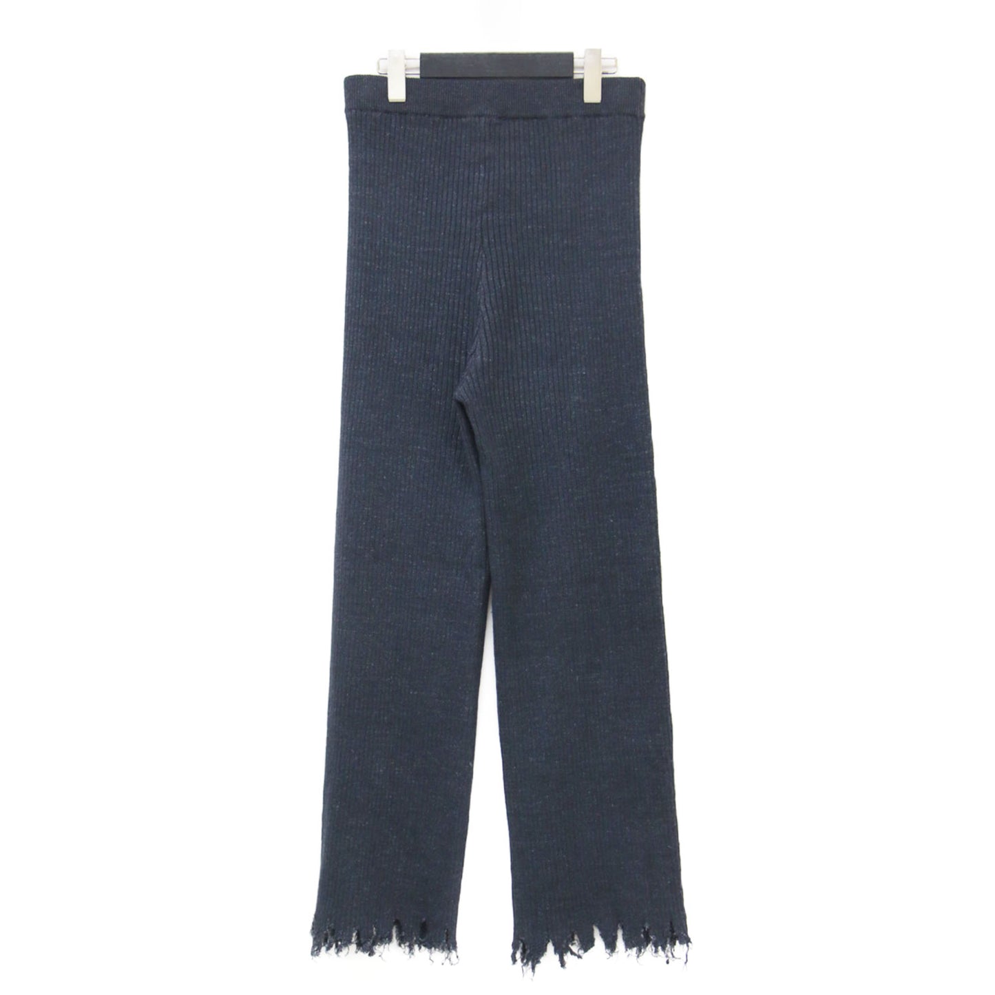 22春夏 JAZZ LINEN パンツ / ニット セミフレア ネップ リブ リネン