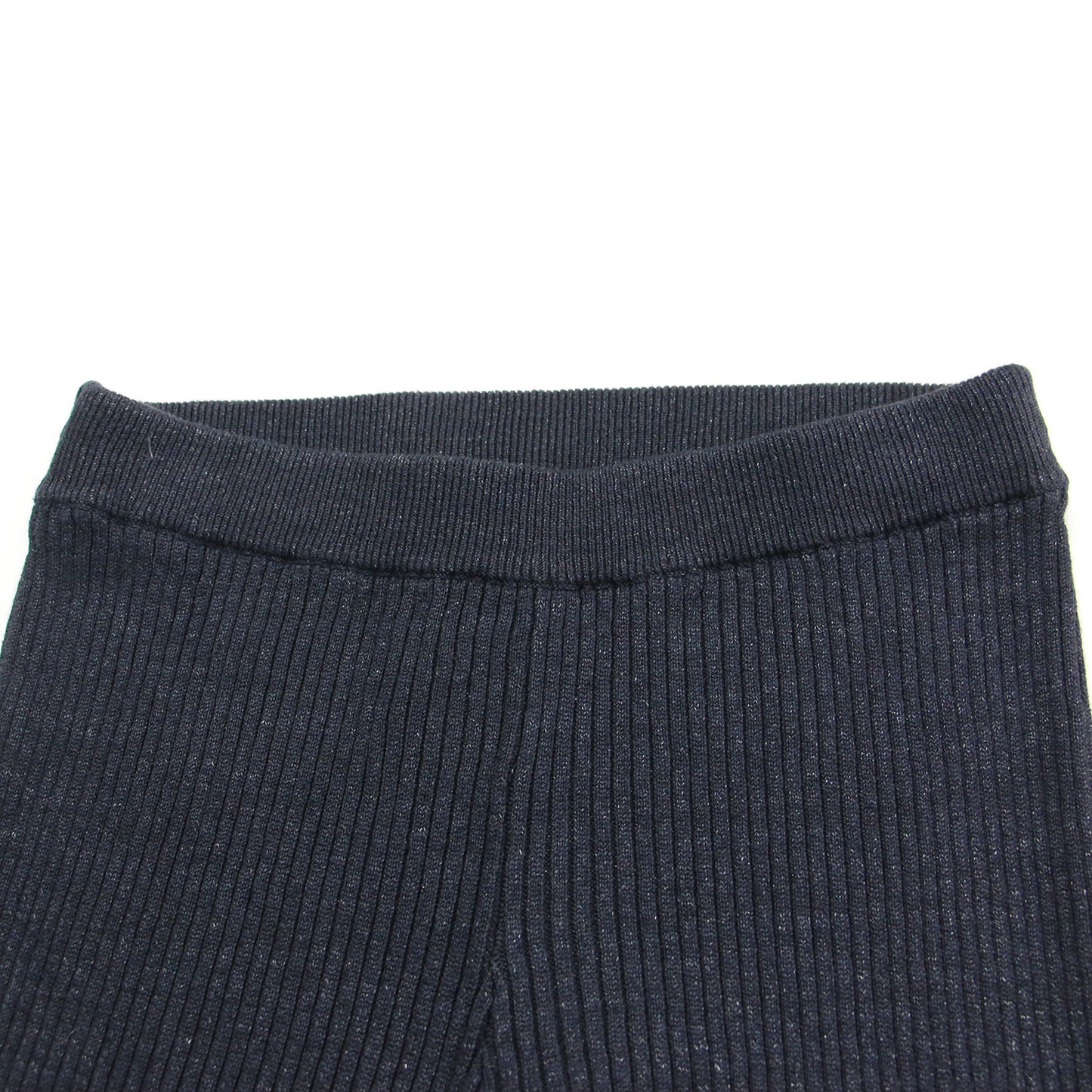22春夏 JAZZ LINEN パンツ / ニット セミフレア ネップ リブ リネン