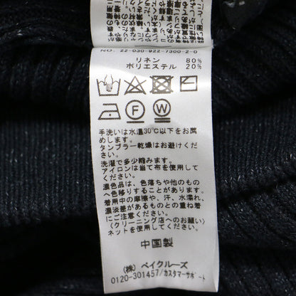 22春夏 JAZZ LINEN パンツ / ニット セミフレア ネップ リブ リネン
