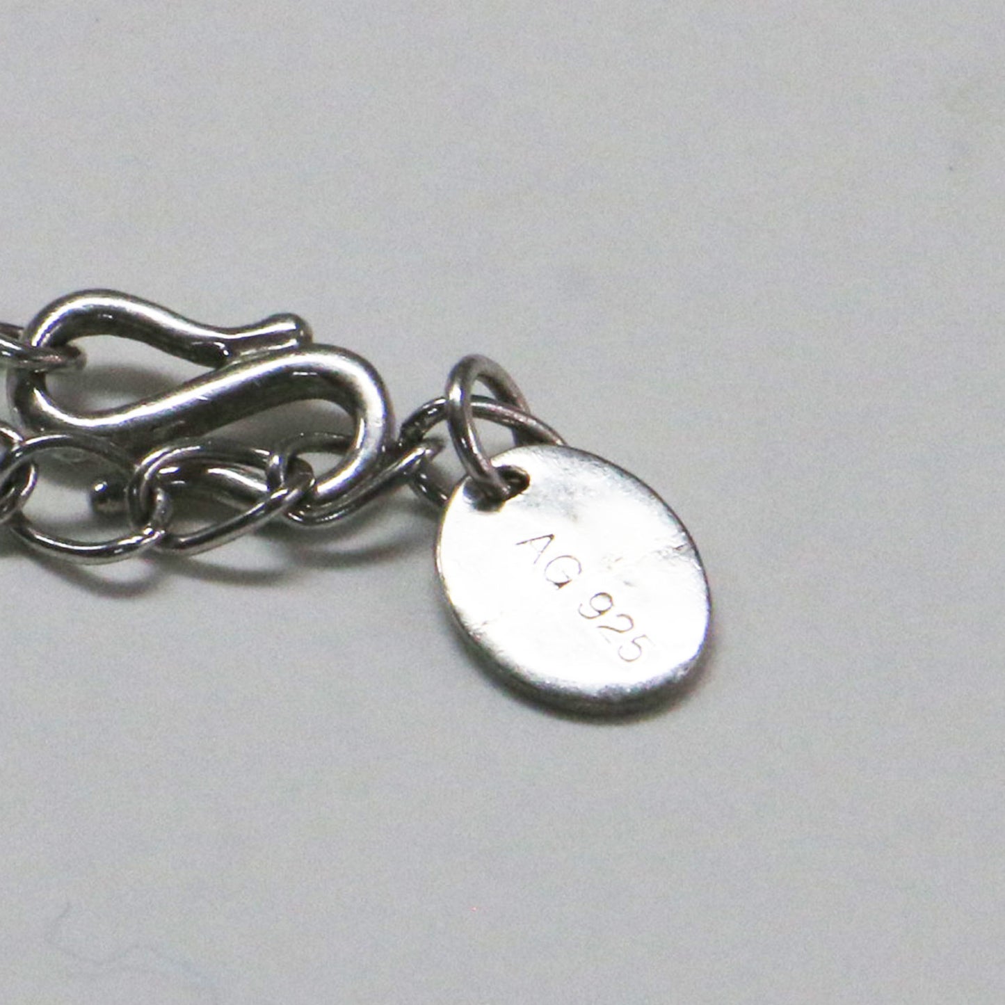 サークルプレート ネックレス / CIRCLE PLATE NECKLACE AG925 スターリングシルバー チェーン フック式