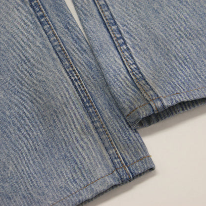 ストレート デニム パンツ / N125 789D 07LS ハイウエスト ボタンフライ 5ポケット 日本製