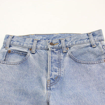 ストレート デニム パンツ / N125 789D 07LS ハイウエスト ボタンフライ 5ポケット 日本製