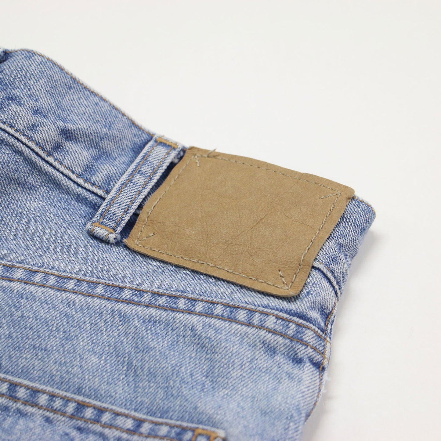 ストレート デニム パンツ / N125 789D 07LS ハイウエスト ボタンフライ 5ポケット 日本製