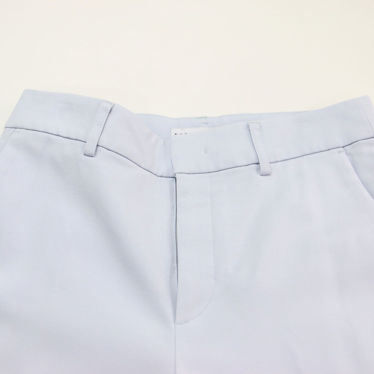 23春夏 バウンスクロス ステップヘム パンツ / ロング丈 アンクル丈 センタープレス スリム テーパードシルエット ストレッチ