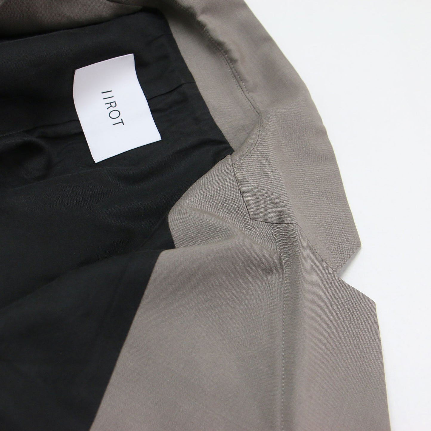 モヘア ポプリン テーラード ジャケット / Mohair poplin Tailored Jacket ジレ 羽織り ノースリーブ オーバーサイズ ウール