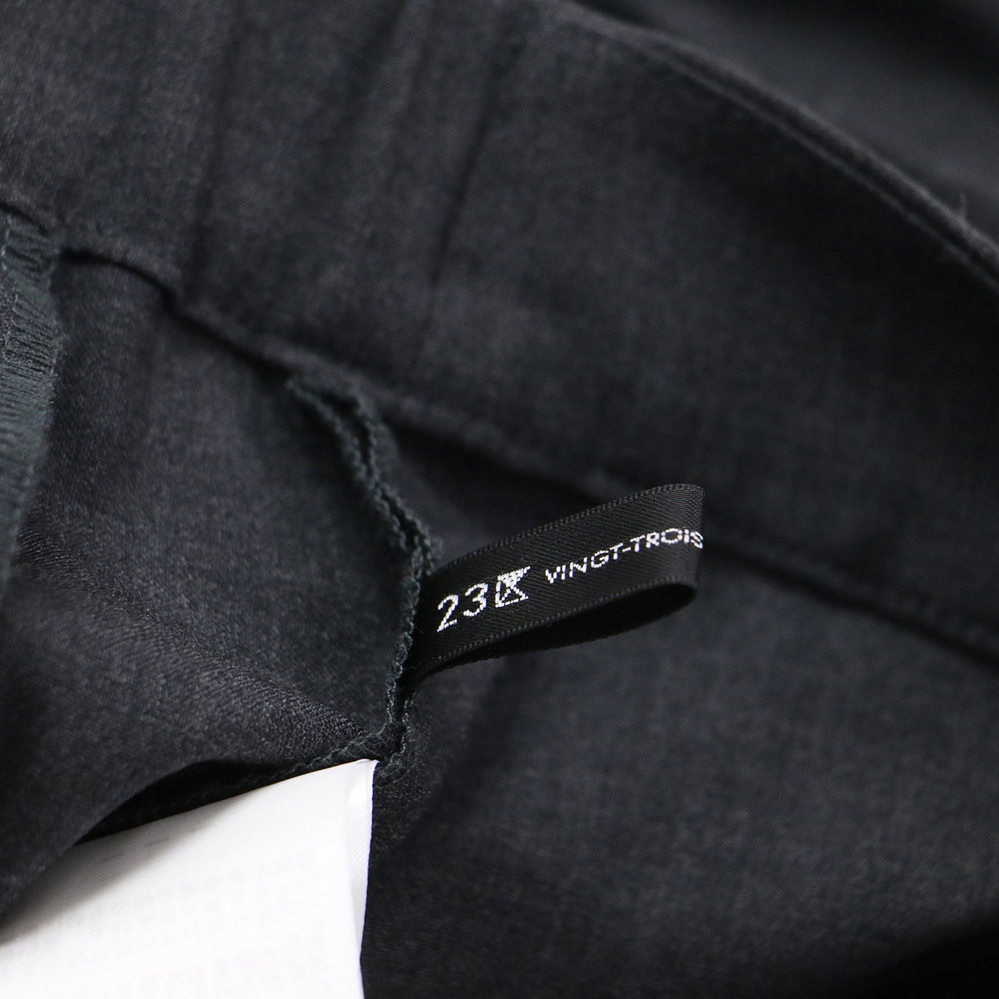 25秋冬 マットクロス タック ワイド パンツ / センタープレス ストレッチ ウール ウォッシャブル