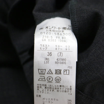 25秋冬 マットクロス タック ワイド パンツ / センタープレス ストレッチ ウール ウォッシャブル