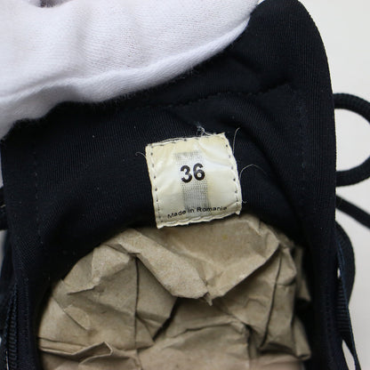 21春夏 スリッポン スニーカー / レースアップ リボン バイカラー プラットフォーム