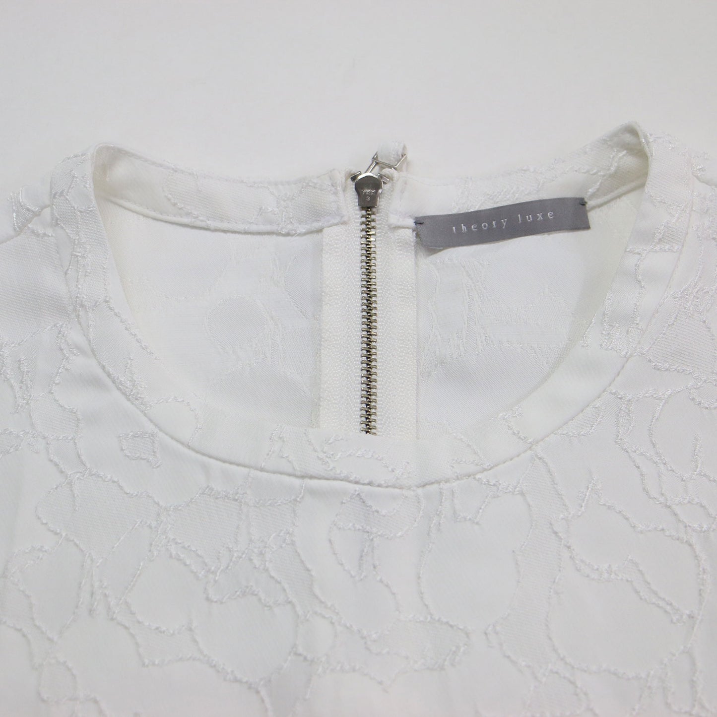 クルーネック ジャガード ノースリーブ ブラウス / Eclaire Clara Top ベスト ビスチェ Aライン コットン ウォッシャブル
