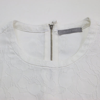 クルーネック ジャガード ノースリーブ ブラウス / Eclaire Clara Top ベスト ビスチェ Aライン コットン ウォッシャブル