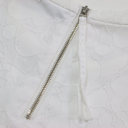 クルーネック ジャガード ノースリーブ ブラウス / Eclaire Clara Top ベスト ビスチェ Aライン コットン ウォッシャブル