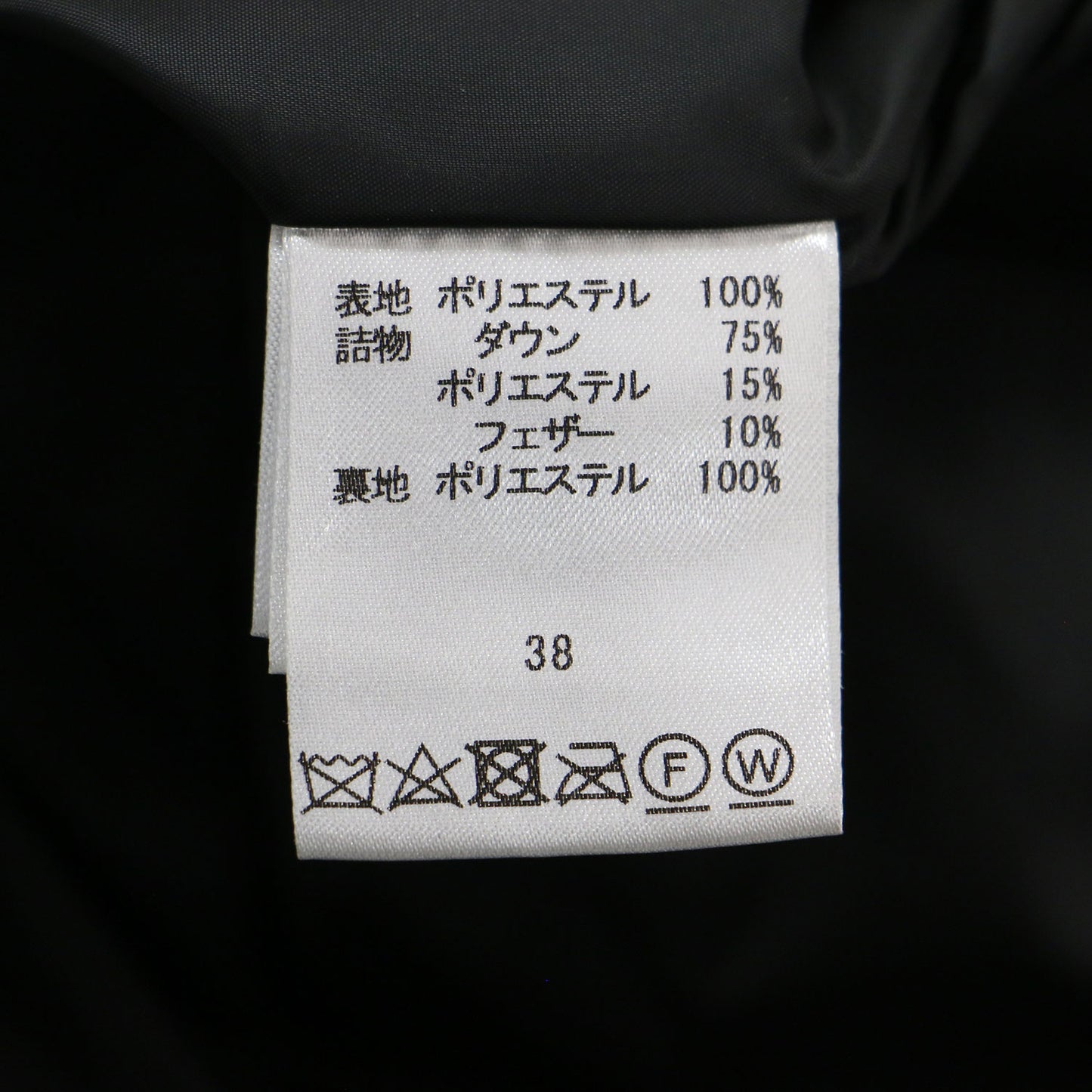テーラード ロング ダウンコート / ジャケット 長袖 ストレート スナップボタン