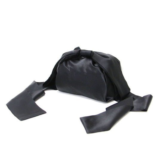 25秋冬 シルク ハンドルバッグ / SILK BOW HANDLE ハンドバッグ ワンハンドル ポーチ リボン