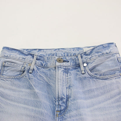 Deuxieme Classe 別注 カットオフ クロップド デニムパンツ / THE HIS CROP FIZZ DESTROY ボーイズデニム 切りっぱなし ダメージ加工