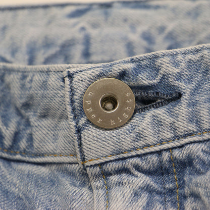 Deuxieme Classe 別注 カットオフ クロップド デニムパンツ / THE HIS CROP FIZZ DESTROY ボーイズデニム 切りっぱなし ダメージ加工