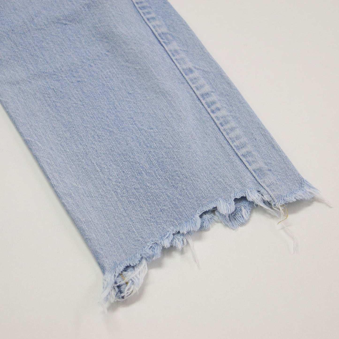 Deuxieme Classe 別注 カットオフ クロップド デニムパンツ / THE HIS CROP FIZZ DESTROY ボーイズデニム 切りっぱなし ダメージ加工