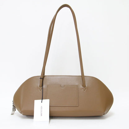 24秋冬 ラウンド ショルダーバッグ / ハンドバッグ 肩掛け 長方形 フェイクレザー