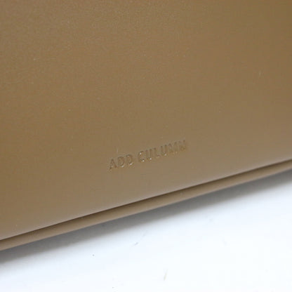 24秋冬 ラウンド ショルダーバッグ / ハンドバッグ 肩掛け 長方形 フェイクレザー