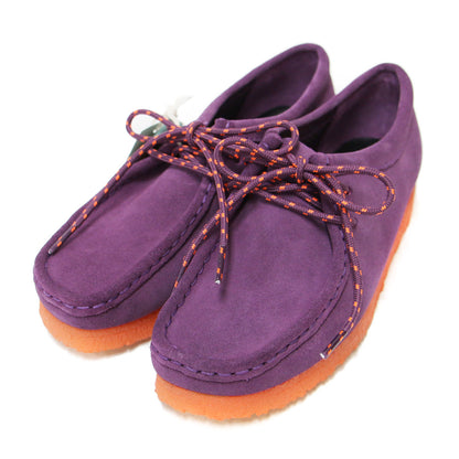 22秋冬 ワラビー スエード コンビネーション レースアップ シューズ / Wallabee Purple Suede Combination ローカット