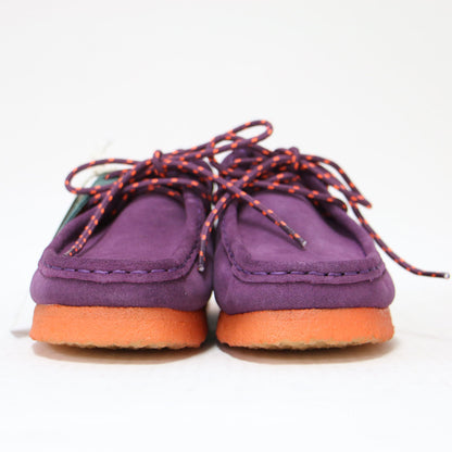 22秋冬 ワラビー スエード コンビネーション レースアップ シューズ / Wallabee Purple Suede Combination ローカット