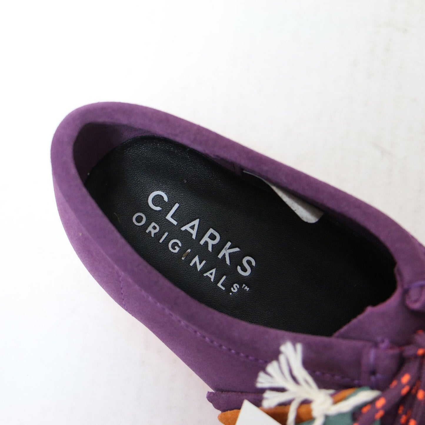 22秋冬 ワラビー スエード コンビネーション レースアップ シューズ / Wallabee Purple Suede Combination ローカット