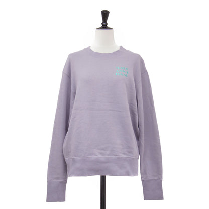 ロゴ スェット シャツ / LOGO SWEAT SHIRT プルオーバー ラウンドネック 長袖 刺繍 コットン ウォッシャブル