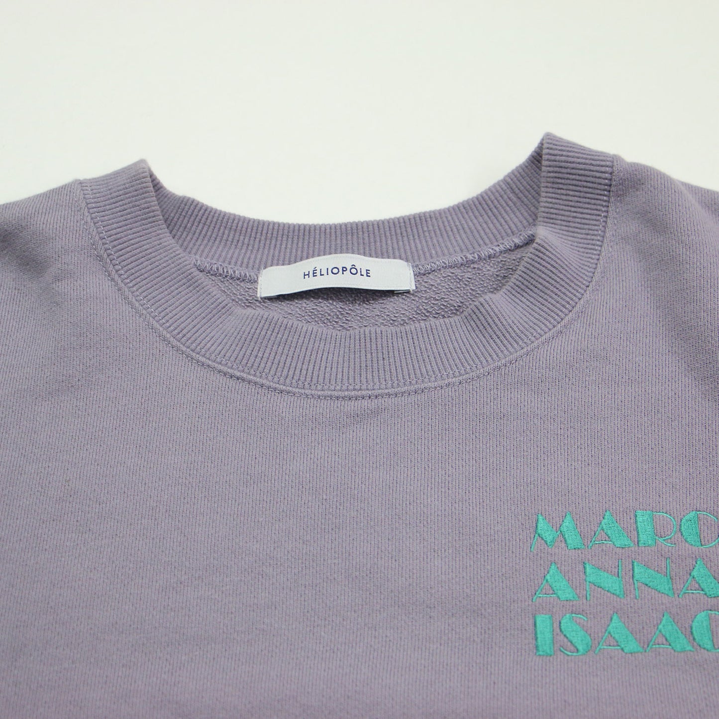 ロゴ スェット シャツ / LOGO SWEAT SHIRT プルオーバー ラウンドネック 長袖 刺繍 コットン ウォッシャブル