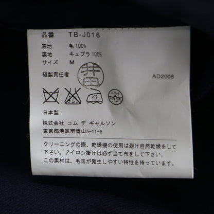 ウール ノーカラー ジャケット / ボレロ 長袖 コンパクト クルーネック