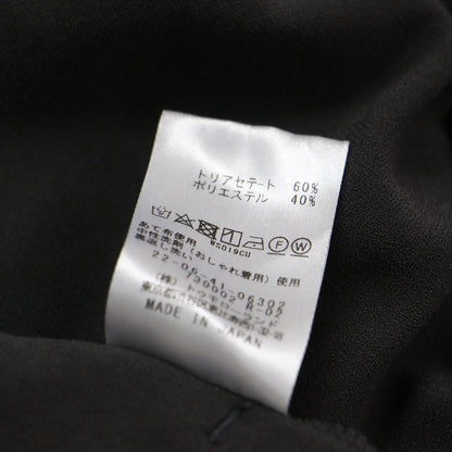 24春夏 ジャージーライクジョーゼット オールインワン / サロペット パンツ クルーネック ノースリーブ センタープレス ウエストゴム