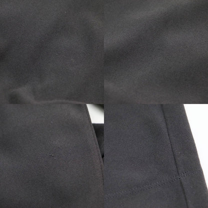 24春夏 ジャージーライクジョーゼット オールインワン / サロペット パンツ クルーネック ノースリーブ センタープレス ウエストゴム