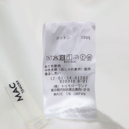 25秋冬 コットン オックスフォード タイ付きブラウス / シャツ 長袖 タック リボン