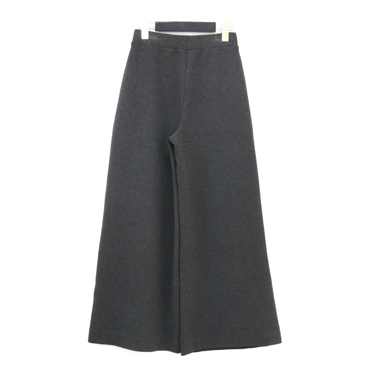 25秋冬 ダブルニットAラインパンツ / Double Knit N A Line Pant フルレングス ウエストゴム ワイド ストレッチ ウォッシャブル