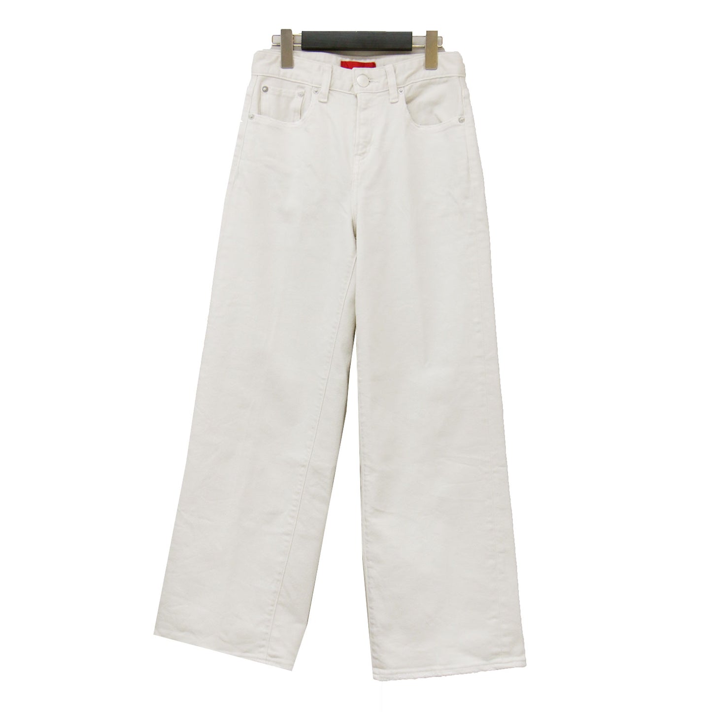 × martinique 別注 35th Anniversary ワイド グレイッシュホワイト デニム / Wide Grayish White パンツ フルレングス クロップド丈