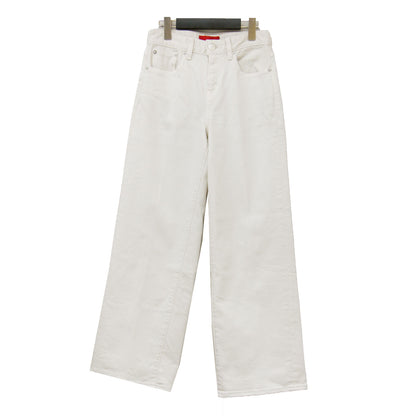 × martinique 別注 35th Anniversary ワイド グレイッシュホワイト デニム / Wide Grayish White パンツ フルレングス クロップド丈