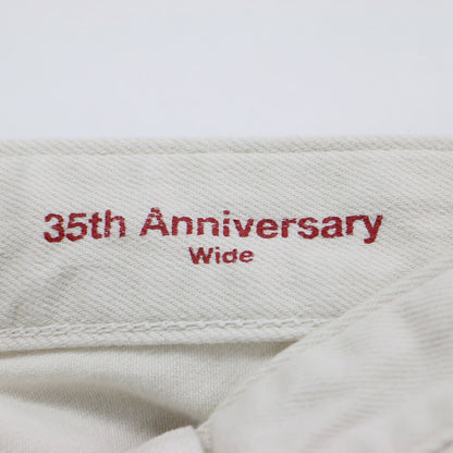 × martinique 別注 35th Anniversary ワイド グレイッシュホワイト デニム / Wide Grayish White パンツ フルレングス クロップド丈